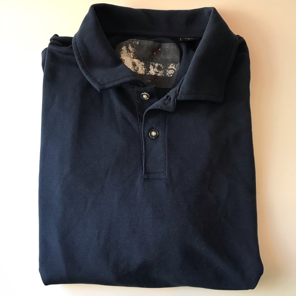 Izod Large polo shirt navy blue